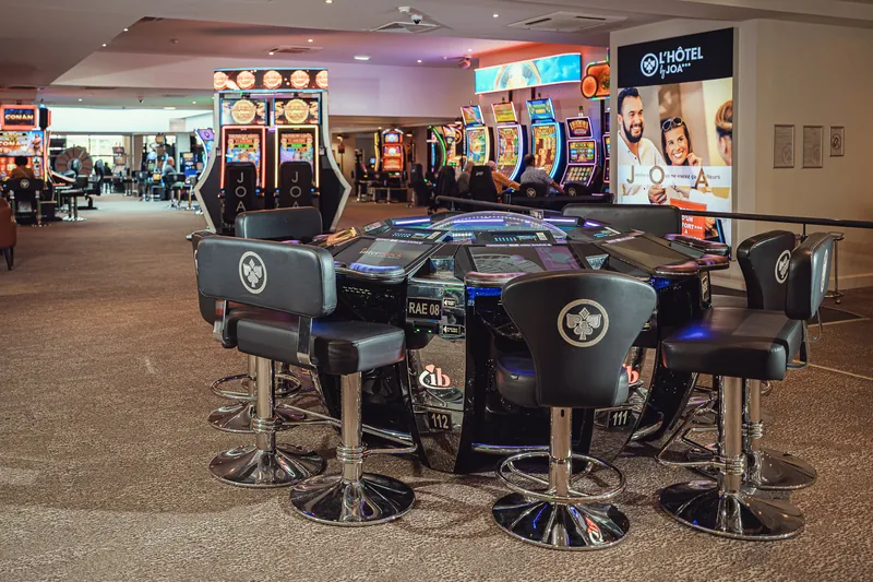 Electronic table games area at Casino JOA César Palace de Saint-Paul-lès-Dax