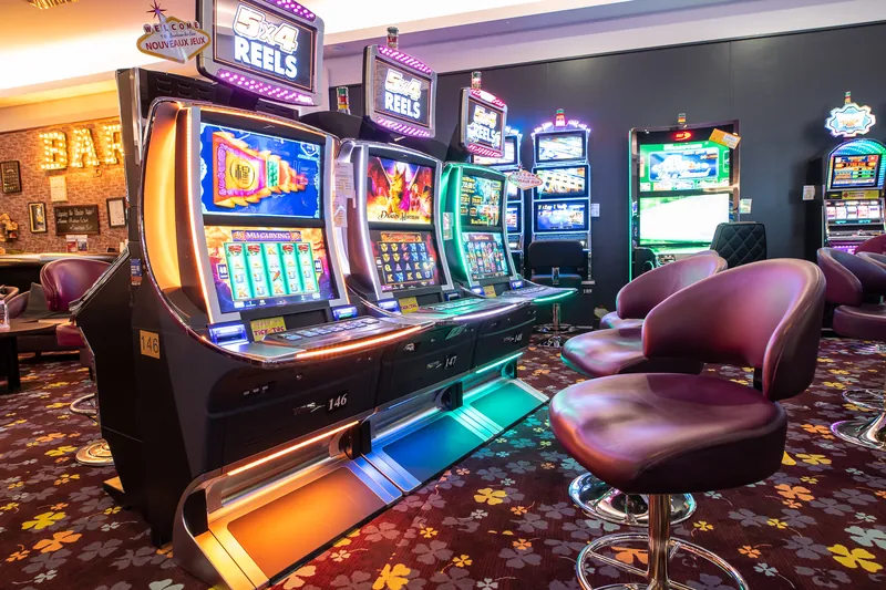 Slot machine corner at Casino JOA de Bourbonne-les-Bains