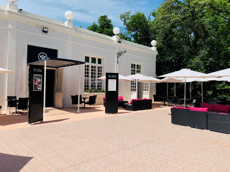 Garden terrace outside Casino JOA de Fouras