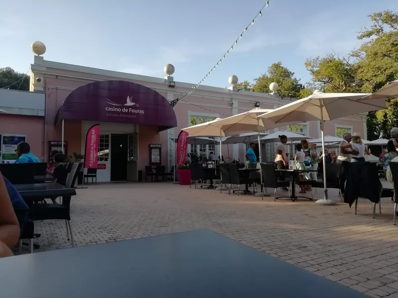 Terrace and main entrance to Casino JOA de Fouras