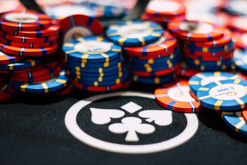 Colourful stacks of casino chips at Casino JOA de Gujan-Mestras
