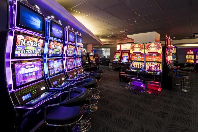 Slot machine aisle at Casino JOA de Saint-Jean-de-Luz