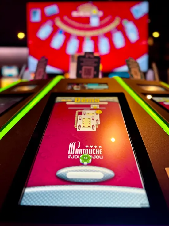 Terminal de jeu électronique du Casino Partouche Calais
