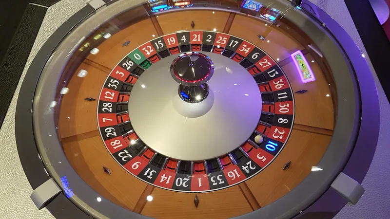 Table de roulette du Casino Partouche Calais