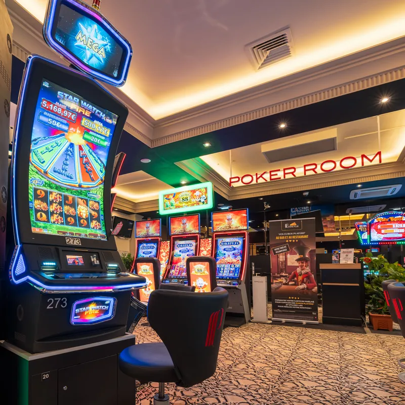 Espace poker au Casino Partouche Le Touquet