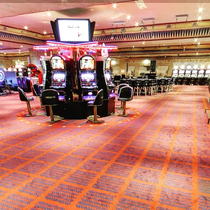 Salle de machines à sous du Grand Casino Partouche Lyon Le Pharaon